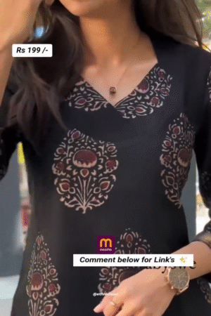 🌼 Effortless Style: Everyday Cotton Kurti for Women & Girls – Chic Comfort for Daily Wear