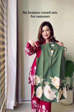 Designer Women’s Maroon & Olive Green Rayon Blend Kurta Set ❤️ Effortless Co-ord for Summer