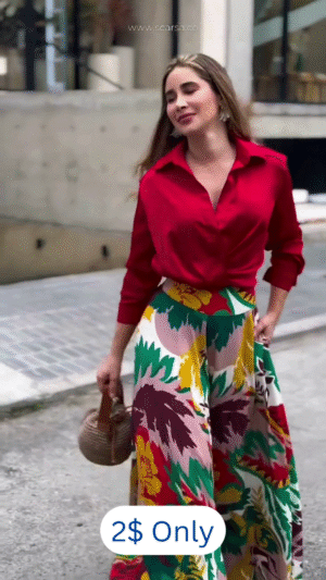 The Signature Set In Crimson Flame – Bold, Tailored Elegance In 100% Heavyweight Linen