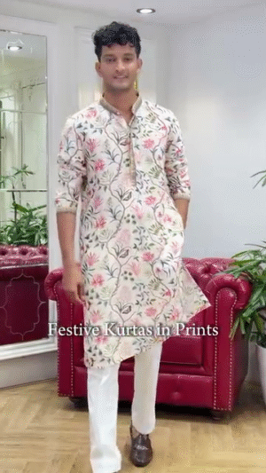 Festive Printed Kurtas for Men – Celebrate in Style and Comfort