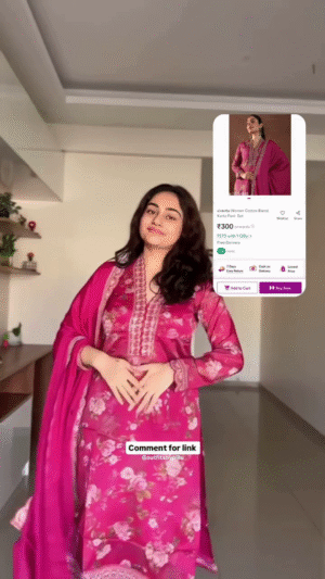 👗 Women Cotton Blend Kurta Pant Set – Only ₹300! Comfortable, Stylish, & Affordable