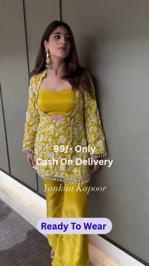 ✨ Trendy Mustard Embroidered Co-ord Set ✨